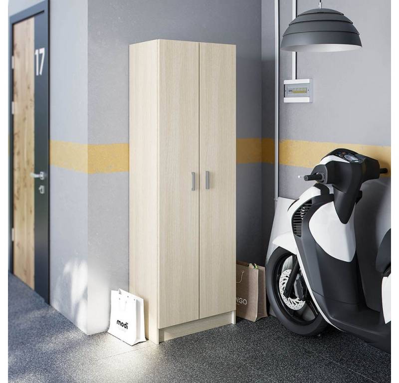freiraum Mehrzweckschrank Multipurpose in Eiche - 58,5x180x37 (BxHxT) von freiraum