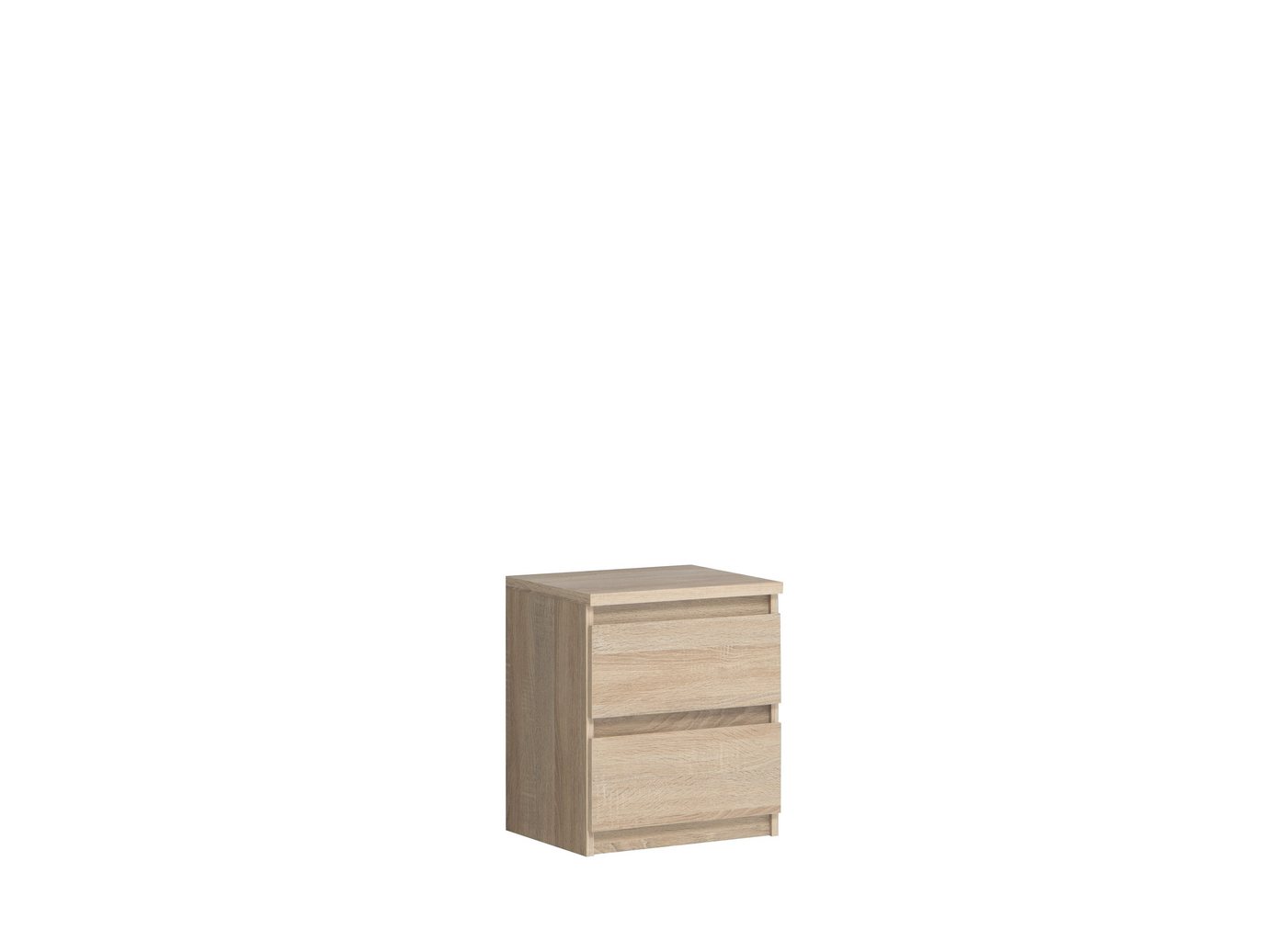 freiraum Nachtkommode CHELSEA, 2 Schübe, in Sonoma Eiche Dekor - 41,8x49,3x34,2cm (BxHxT) von freiraum