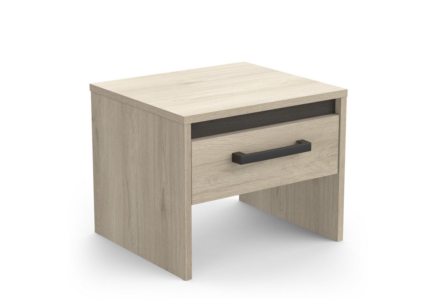 PREISBRECHER Nachttisch WATSON, in Kronberg Eiche - 39,5x32,1x34,7cm (BxHxT) von PREISBRECHER