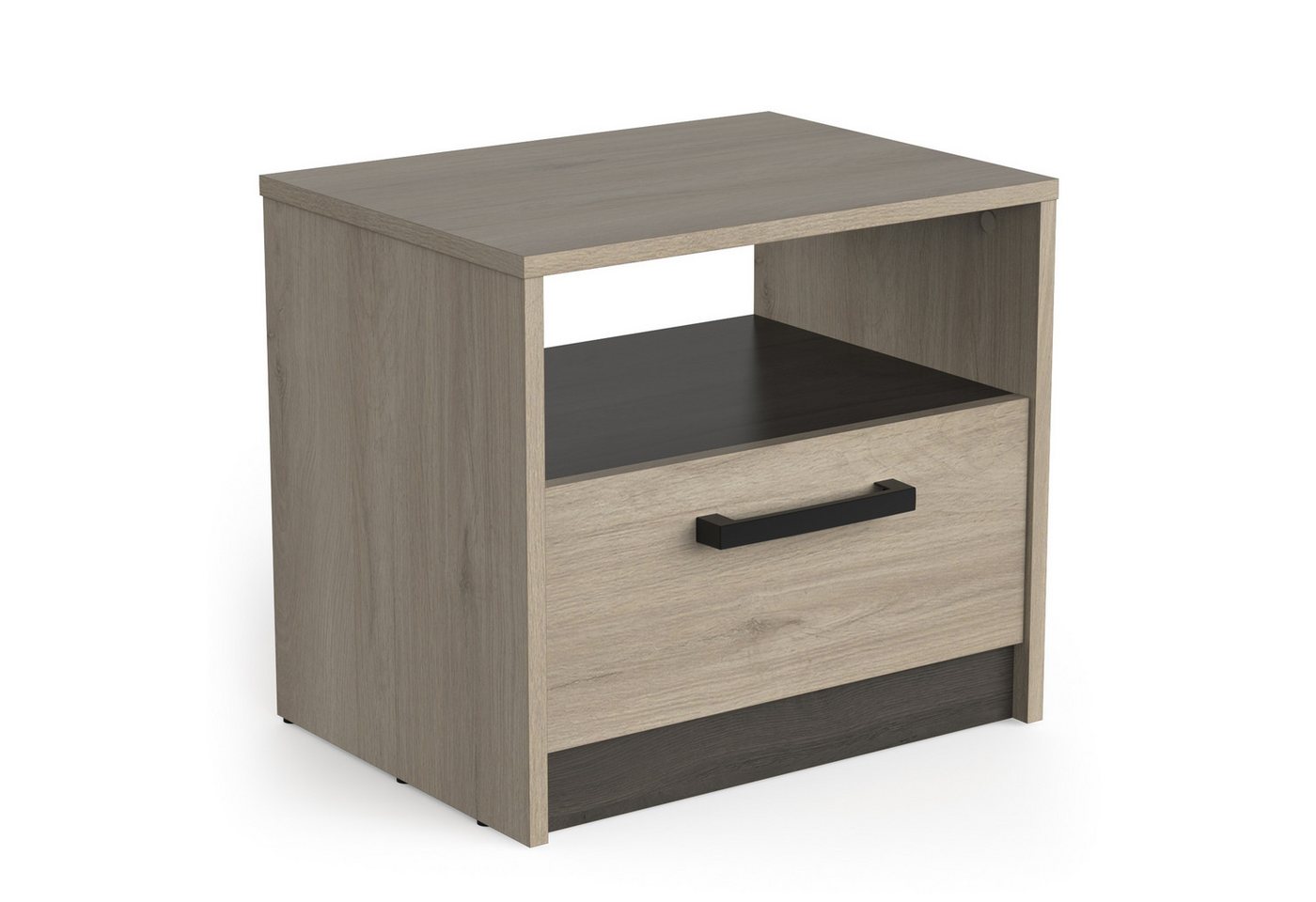 PREISBRECHER Nachttisch WATSON, in Kronberg Eiche - 46x41x34,6cm (BxHxT) von PREISBRECHER