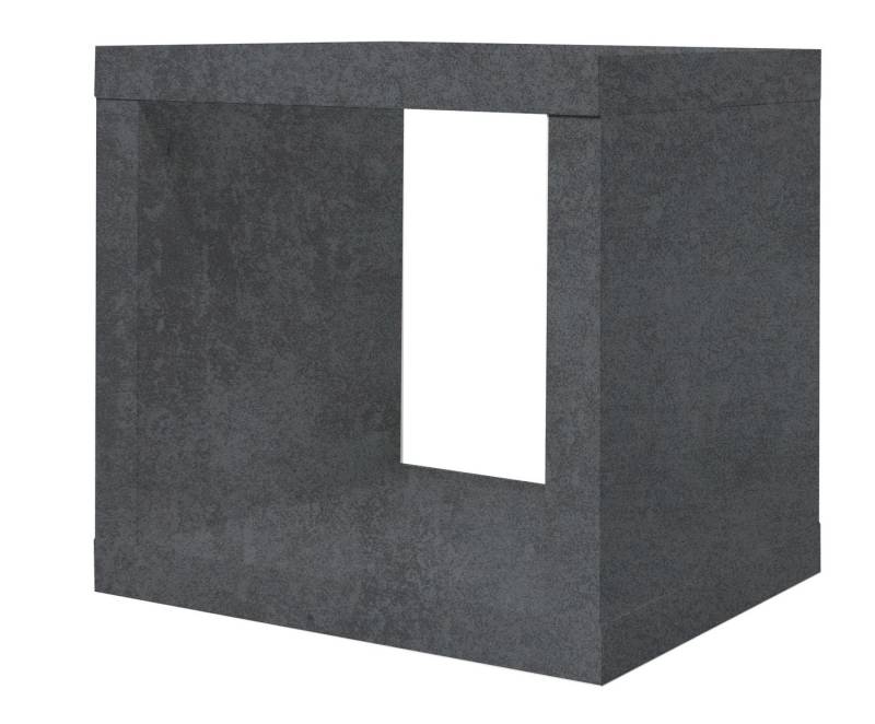 freiraum Regalwürfel Mix, in graphit Dekor - 26x26x22cm (BxHxT) von freiraum