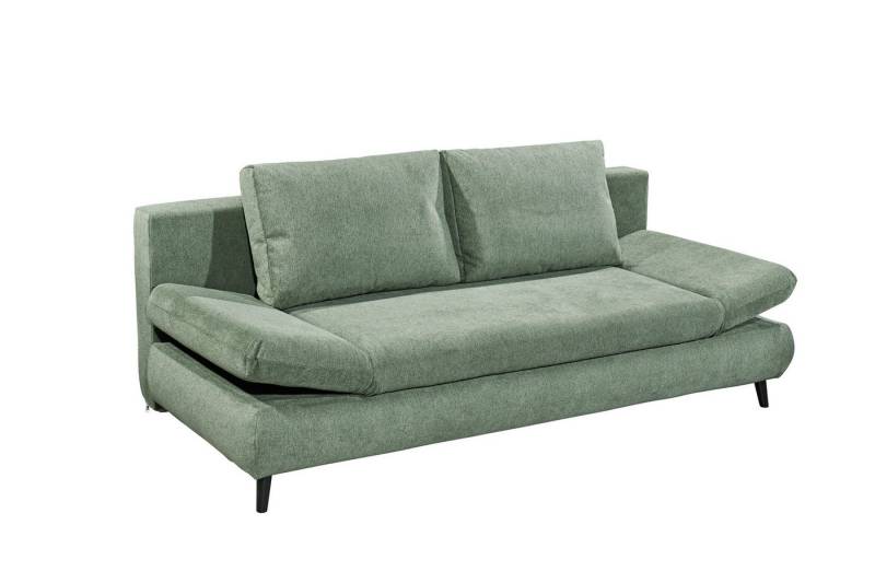 freiraum Schlafsofa SUNNY Lux.3DL Schlafsofa, Liegefläche 140x210cm, in winter moss - 212x76x101 (BxHxT) von freiraum