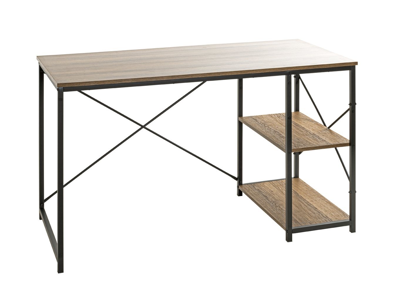 freiraum Schreibtisch 23897, in schwarz-eiche - 120x74x60cm (BxHxT) von freiraum