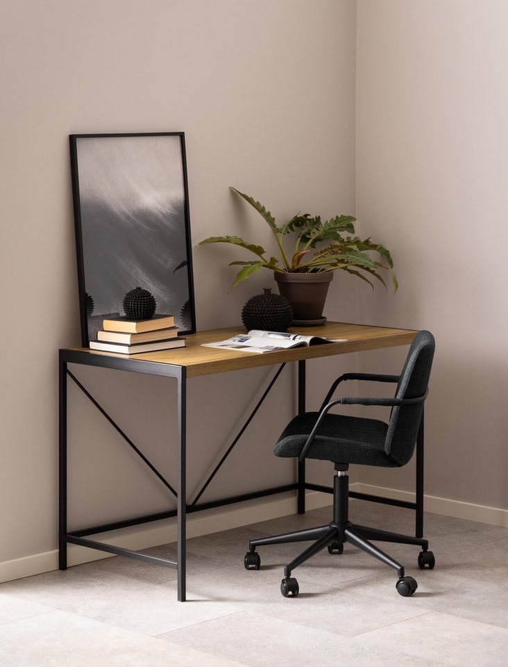 freiraum Schreibtisch Bahamas, in natürlich, MDF - 120x75x60cm (BxHxT) von freiraum