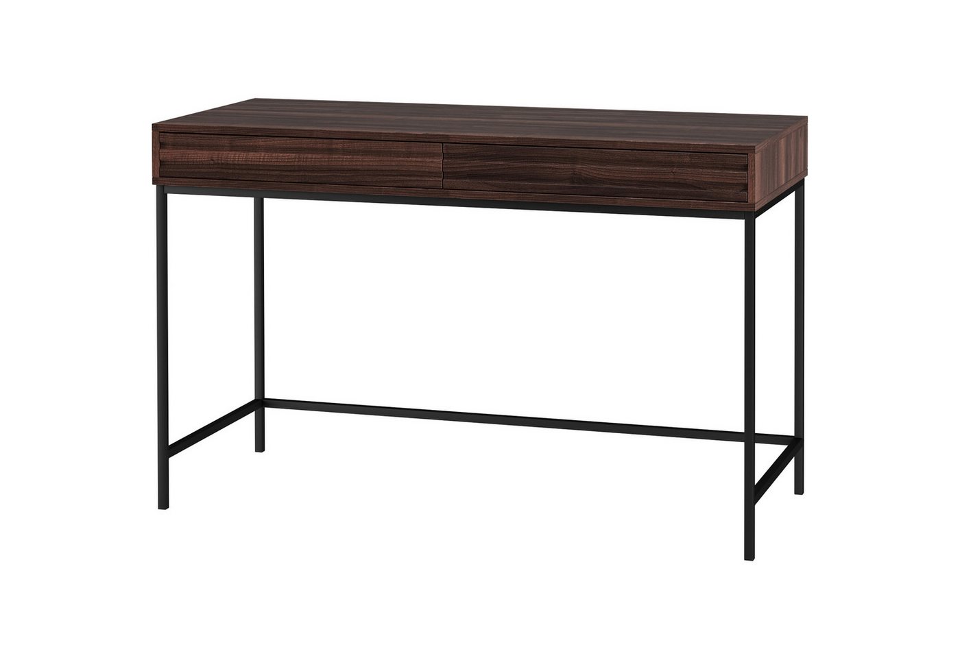 freiraum Schreibtisch Lykke, in Braun - 120x76x50cm (BxHxT) von freiraum