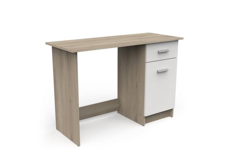 PREISBRECHER Schreibtisch OSIRIS, in Kronberg Eiche - 108,4x75x44,8cm (BxHxT) von PREISBRECHER