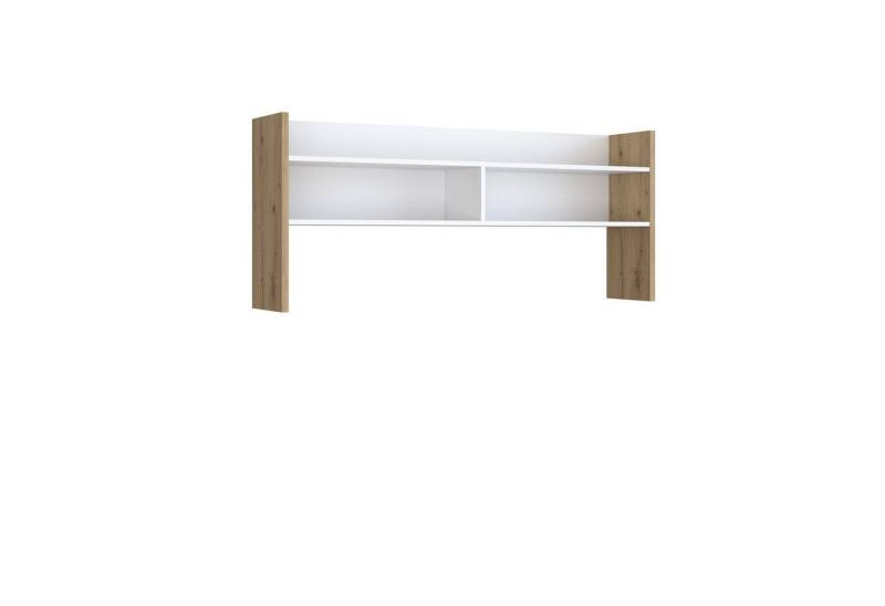 freiraum Schreibtischaufsatz Modultrick, in Artisan Eiche/ Weiß - 139,6x60x25,8 (BxHxT) von freiraum