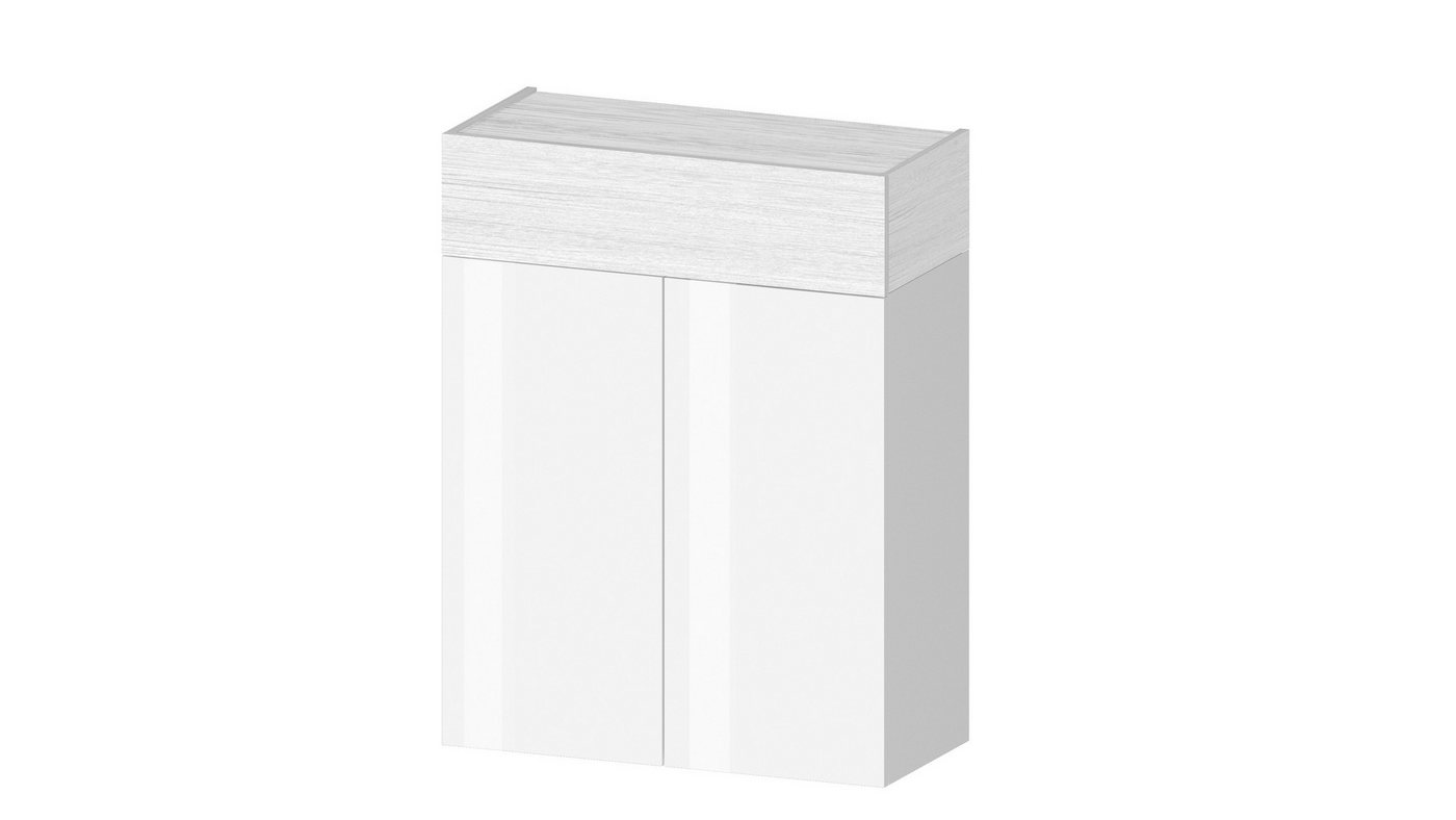 freiraum Schuhkommode Portici, in Weiß Hg. / Weißlärche - 76x100x35cm (BxHxT) von freiraum