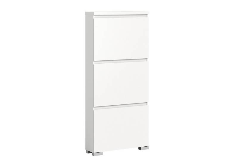 freiraum Schuhschrank Shoelove in Weiß - 60x130x18cm (BxHxT) von freiraum