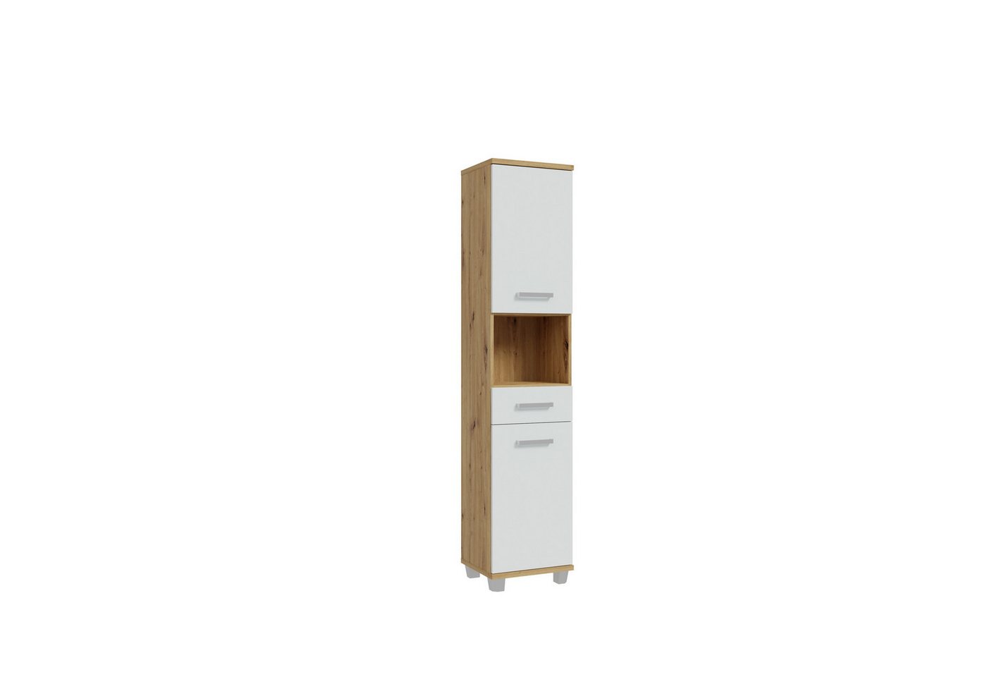 freiraum Seitenschrank Veris in Artisan Eiche/ Secret Grey - 40,2x186,8x34,8 (BxHxT) von freiraum