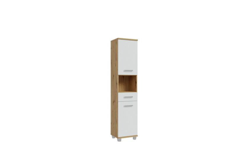 freiraum Seitenschrank Veris in Artisan Eiche/ Secret Grey - 40,2x186,8x34,8 (BxHxT) von freiraum