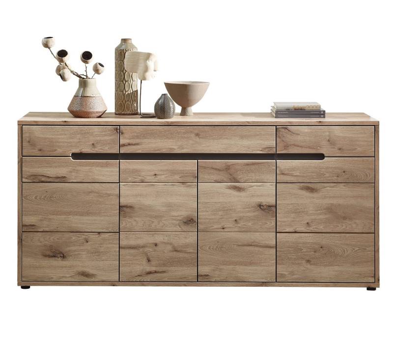 freiraum Sideboard Bellano, in Viking Oak Dekor, MDF, Spannplatte - 185x87x44cm (BxHxT) von freiraum