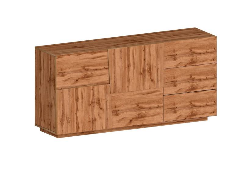 freiraum Sideboard Bitonto, in Wotan Eiche Dekor - 180x86x44cm (BxHxT) von freiraum