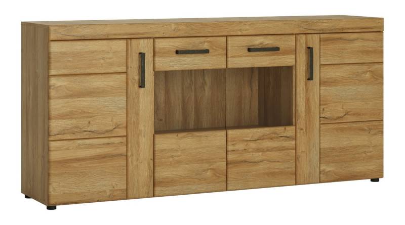 freiraum Sideboard CORTINA, in Grandson Eiche Dekor - 185,1x86x40,9 (BxHxT) von freiraum