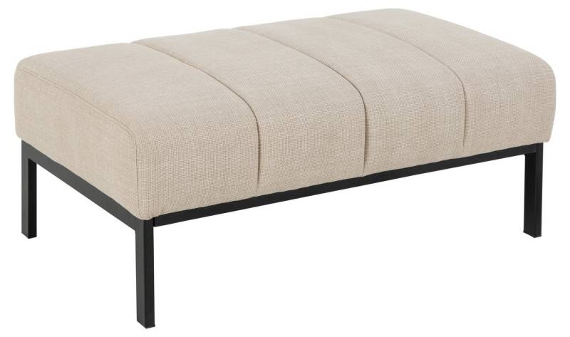 freiraum Sitzhocker Caix, in Beige, Stoff - 100x41x61cm (BxHxT) von freiraum