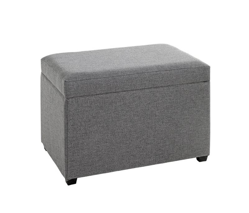 freiraum Sitztruhe 52126, in anthrazit, MDF, Textilgewebe - 58x42x39cm (BxHxT) von freiraum