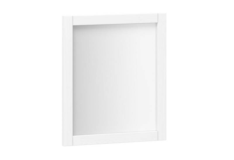 Lebenswert Spiegel WZ-0800, in Kiefer massiv weiß lackiert - 62x70x2,5 (BxHxT) von Lebenswert