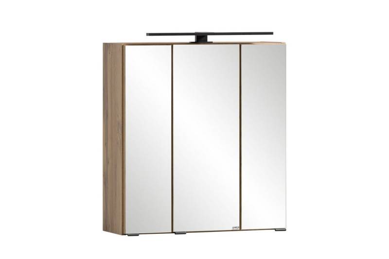 freiraum Spiegelschrank Lyon in Wotaneiche - 60x64x20cm (BxHxT) von freiraum