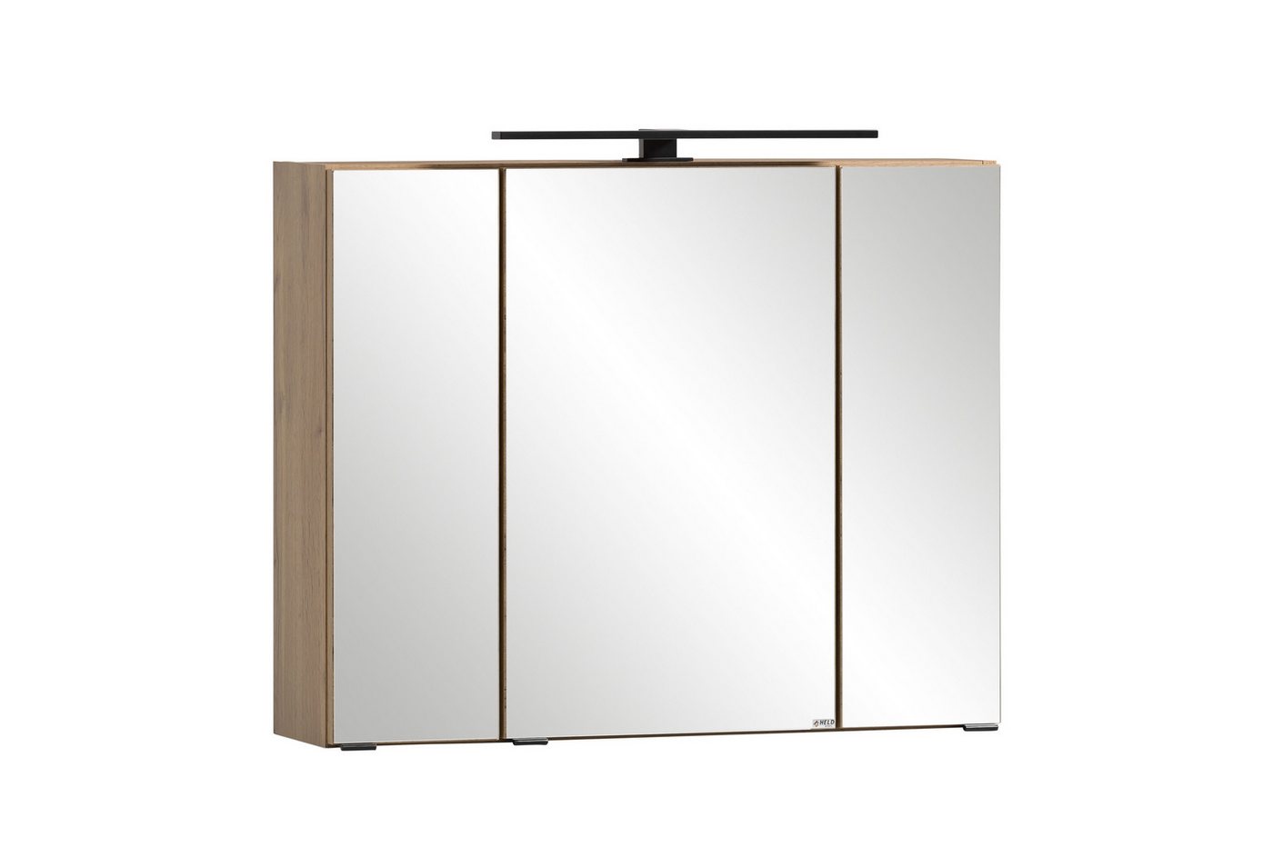freiraum Spiegelschrank Lyon in Wotaneiche - 80x64x20cm (BxHxT) von freiraum