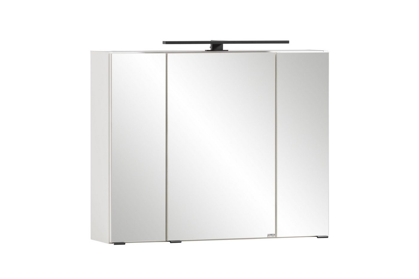freiraum Spiegelschrank Lyon in weiß - 80x64x20cm (BxHxT) von freiraum