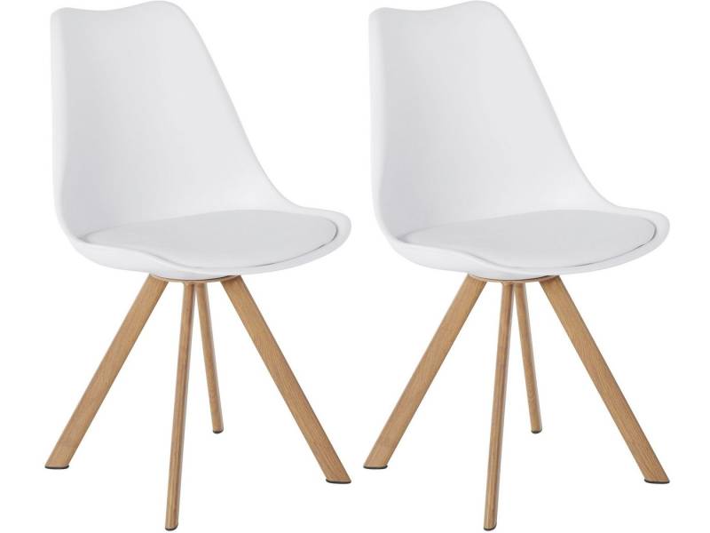 freiraum Stuhl Kjellaug, in Weiß, Kunststoff - 50x82x55cm (B/H/T) von freiraum
