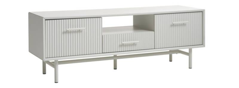 freiraum TV-Board PALMA, in Greige, MDF Greige pantone + Metal - 45x50x140cm (BxHxT) von freiraum