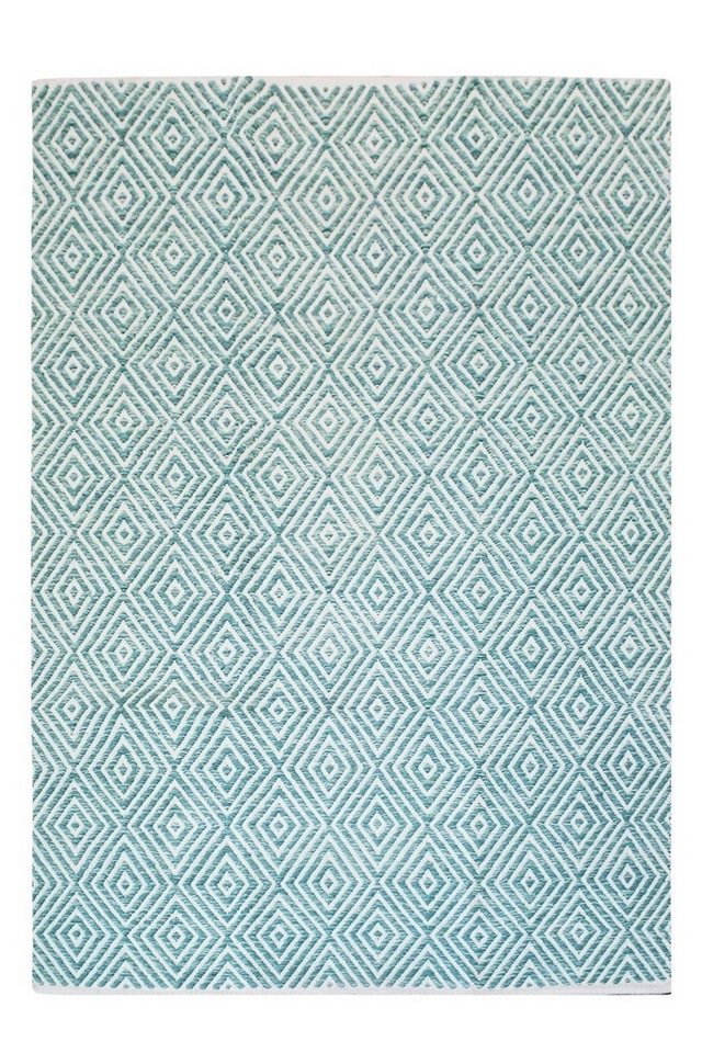 freiraum Teppich Aperitif, in Türkis - 150x80 (LxB) von freiraum