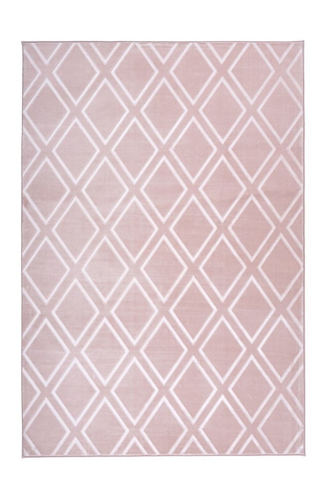 freiraum Teppich Monroe, in Rosa, 100% Polyester - 150x80cm (LxB) von freiraum