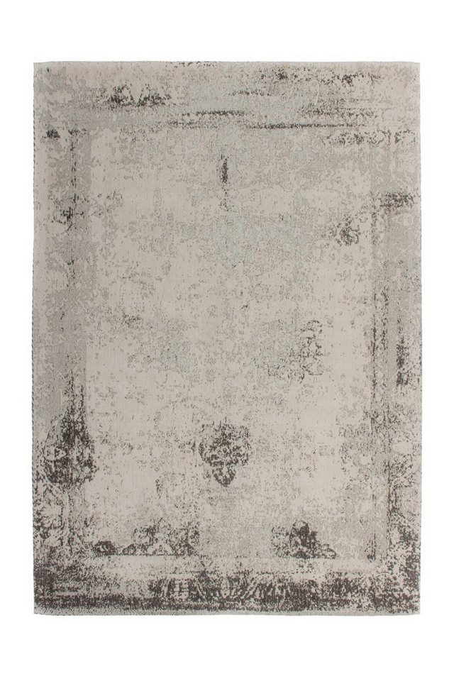 freiraum Teppich Nostalgia, in Anthrazit, 50% Baumwolle / 50% Polyester - 290x200 (LxB) von freiraum