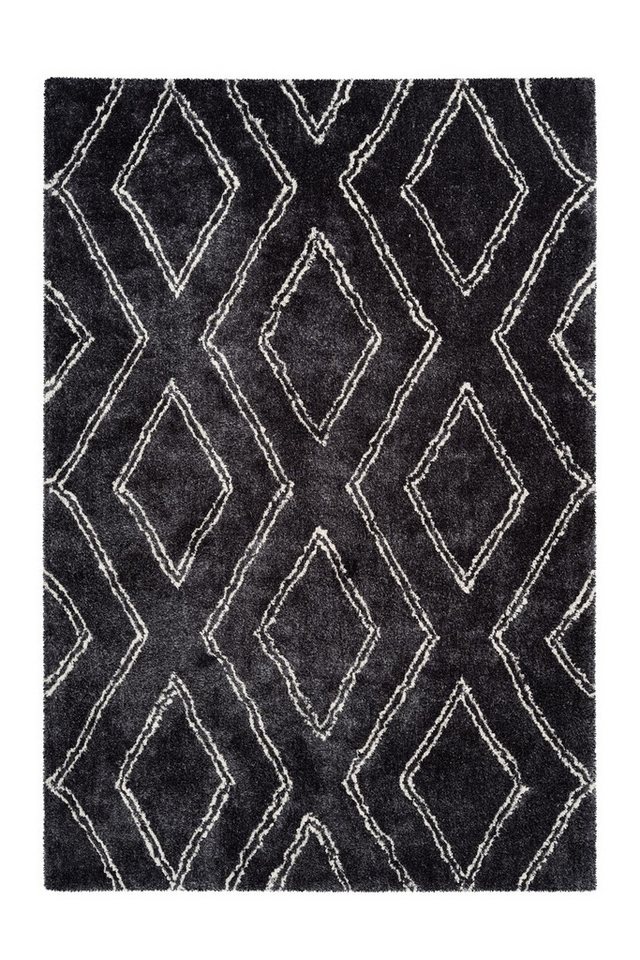 freiraum Teppich Orlando, in Anthrazit, 100% Polyester - 150x80cm (LxB) von freiraum