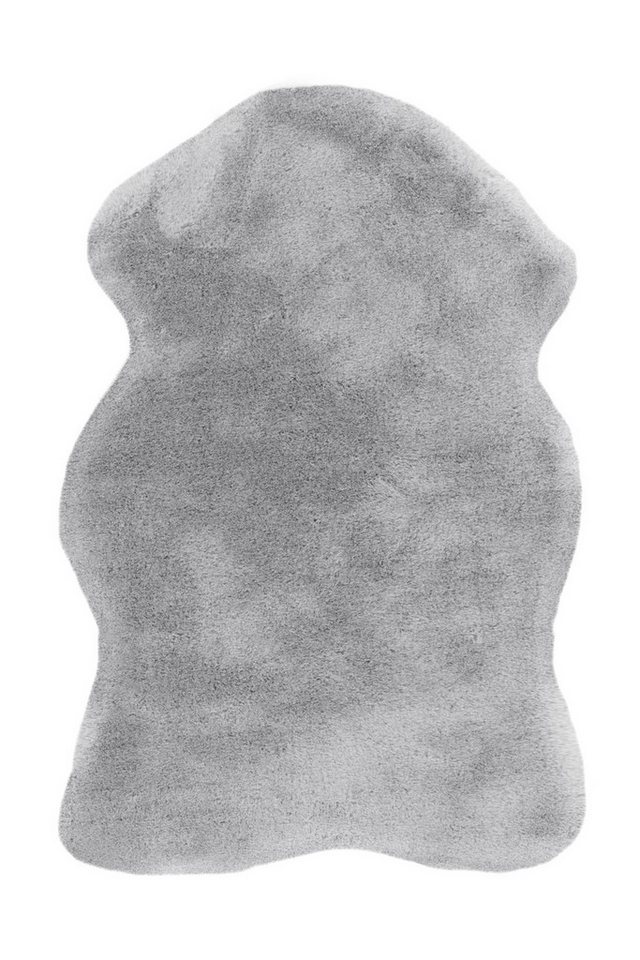 freiraum Teppich Rabbit Sheepskin, in Grau / Blau, 100% Polyester - 90x60cm (LxB) von freiraum