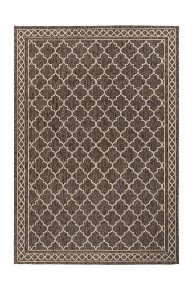 freiraum Teppich Splash, in Braun / Creme, 100% Polypropylen - 150x80cm (LxB) von freiraum