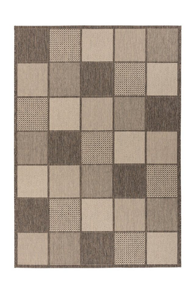 freiraum Teppich Splash, in Braun / Creme, 100% Polypropylen - 170x120cm (LxB) von freiraum