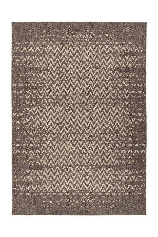 freiraum Teppich Splash, in Braun / Creme, 100% Polypropylen - 170x120cm (LxB) von freiraum