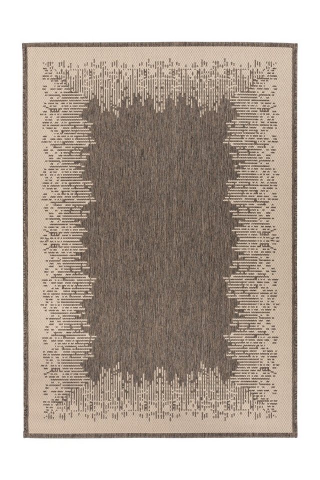 freiraum Teppich Splash, in Braun / Creme, 100% Polypropylen - 290x200cm (LxB) von freiraum