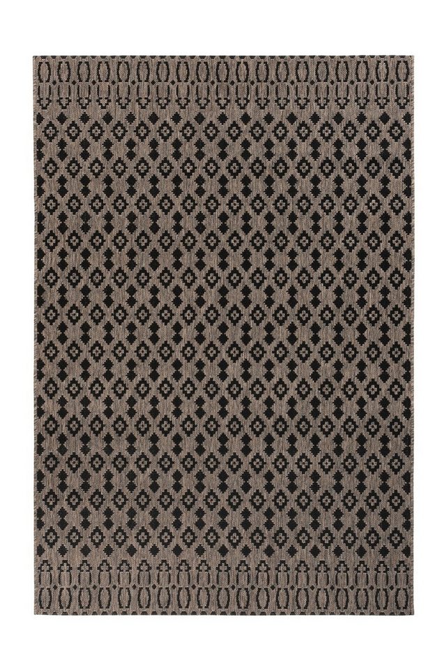freiraum Teppich Splash, in Grau / Braun, 100% Polypropylen - 150x80cm (LxB) von freiraum