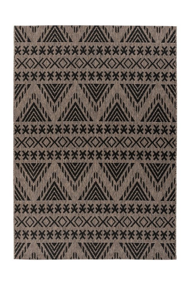 freiraum Teppich Splash, in Grau / Braun, 100% Polypropylen - 170x120cm (LxB) von freiraum