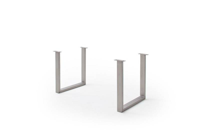 freiraum Tischgestell CALABRIA (2er-Set), (2er-Set) in silber - 73x74x8 (BxHxT) von freiraum