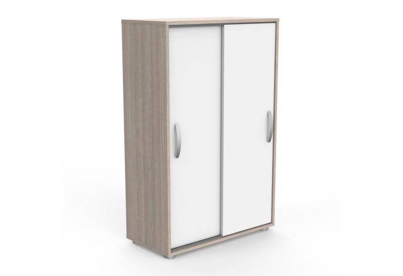 PREISBRECHER Wäscheschrank NANO in Shannon Eiche - 68x105,6x32,9cm (BxHxT) von PREISBRECHER