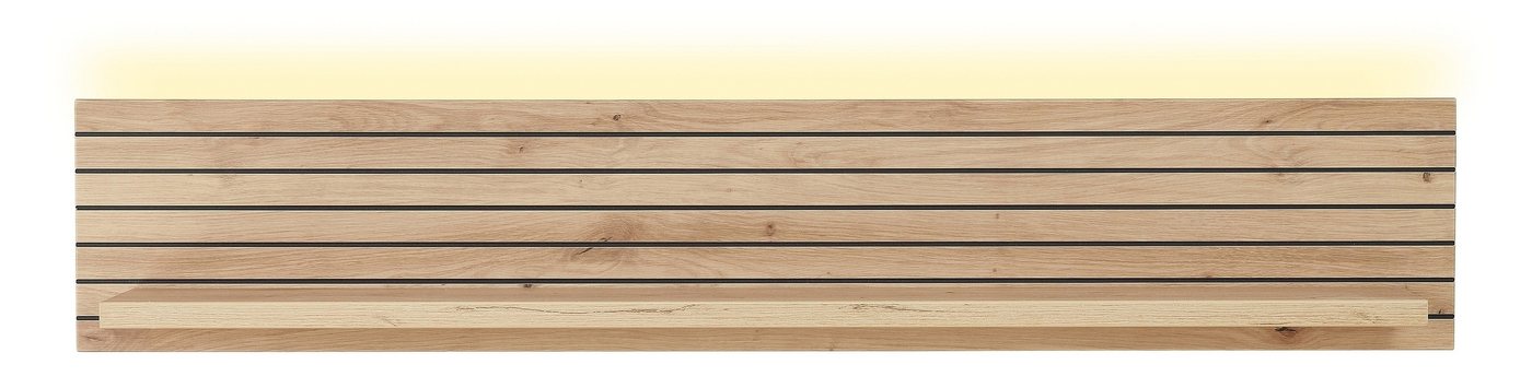 freiraum Wandboard Core, in Artisan Eiche Dekor, MDF, Spannplatte - 120x22x23cm (BxHxT) von freiraum