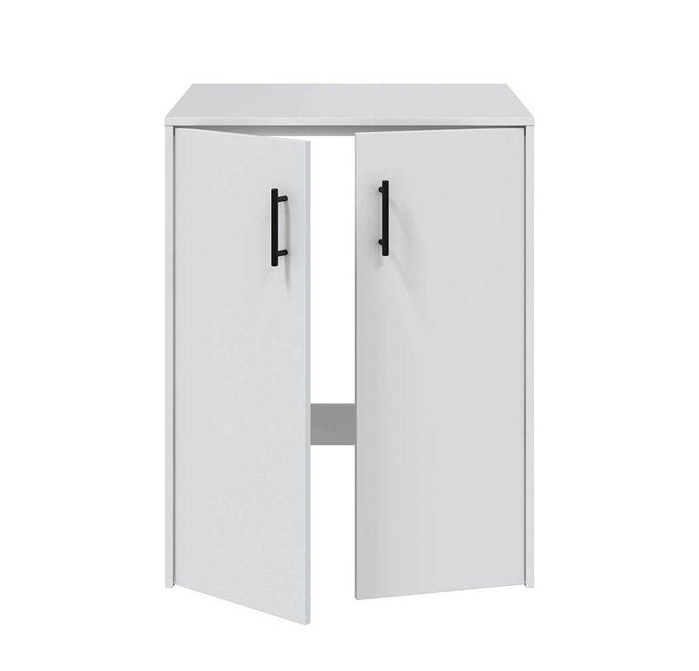 freiraum Waschmaschinenunterschrank LAUNDRY 2 Türen, in Artik Weiß - 69x88x67 (BxHxT) von freiraum