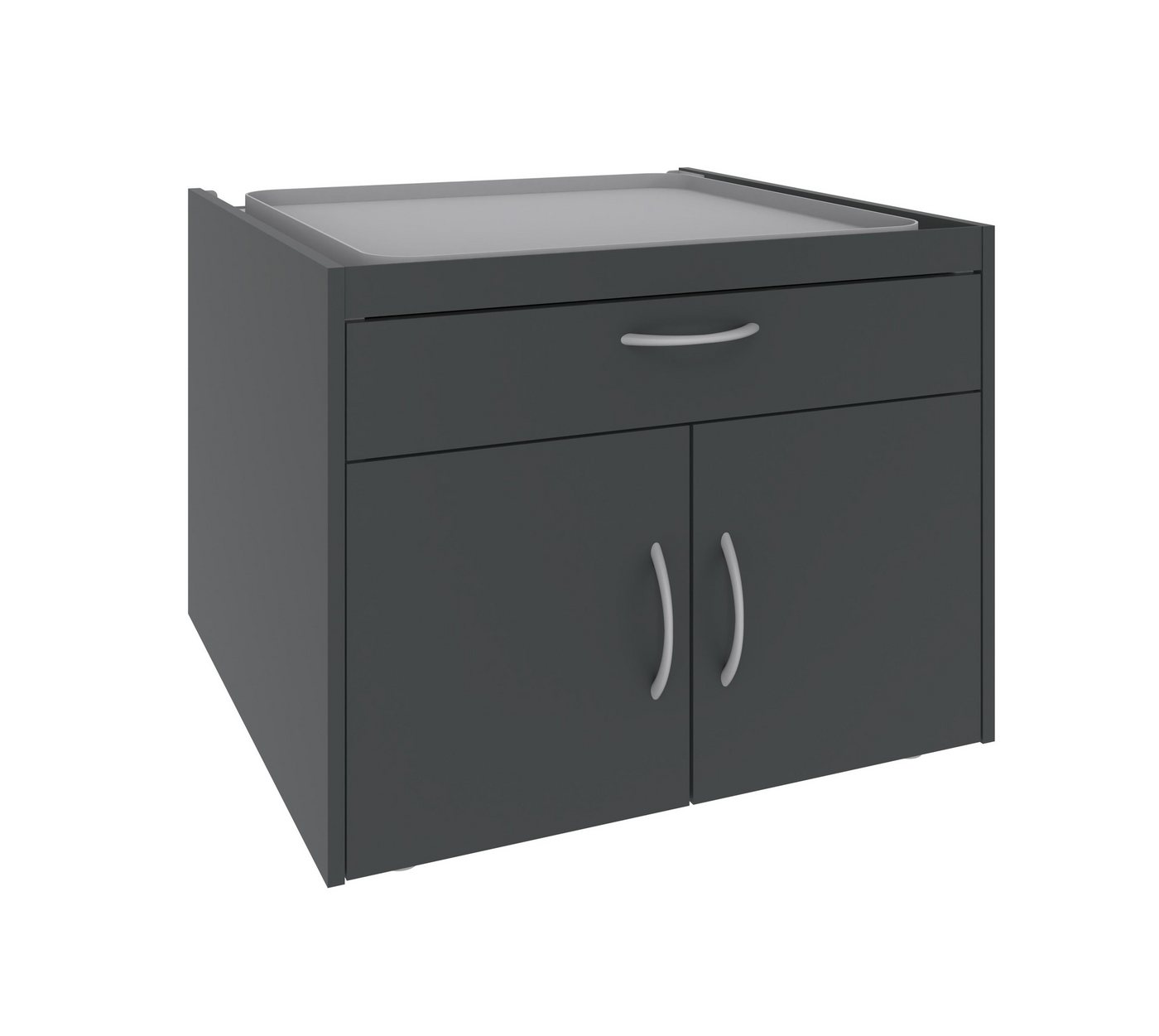 freiraum Waschmaschinenunterschrank MRK Multiraumkonzept in GRAPHIT - 70x52x68 (BxHxT) von freiraum