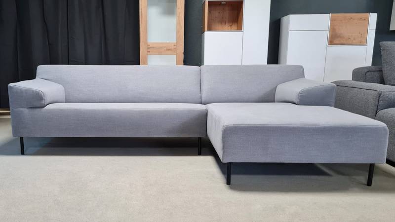 freistil ROLF BENZ Ecksofa ROLF BENZ Ecksofa Freistil 180 rechts Stoff grau 260 cm von freistil ROLF BENZ