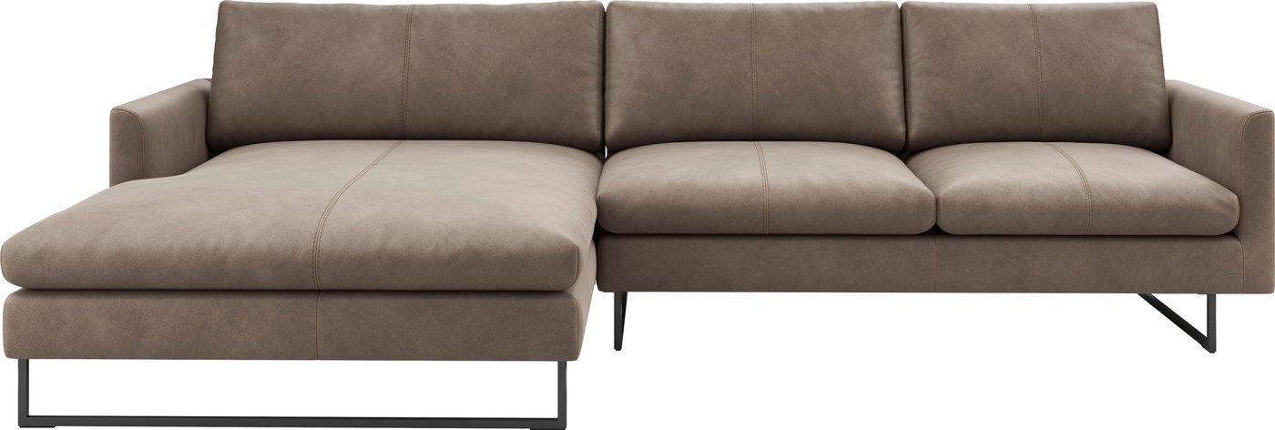 freistil ROLF BENZ Ecksofa freistil 134, leger gepolstert von freistil ROLF BENZ