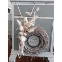 Ausgefallener Weidekranz Im Landhausstil Türkranz Holzschild Familie Geschenk Ausgefallener Weidekranz Im Landhausstil Türkranz Holzschild Familie Geschenk von frenchandshabby