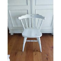 Vintage Stuhl Aus Frankreich in Shabby Chic, Sprossenstuhl, Bistrostuhl Vintage, Küchenstuhl Vintage Stuhl Aus Frankreich in Shabby Chic, Sprossenstuhl, Bistrostuhl Vintage, Küchenstuhl von frenchandshabby