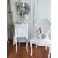 Wunderschönes Nachtschränkchen Aus Frankreich in Shabby Chic Mit Marmorplatte Hohe Kommode von frenchandshabby