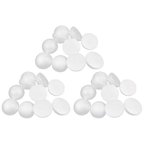 freneci 10cm Polystyrol Styropor Schaum Kugel Halbkugel DIY Modeling Crafts 30Pcs von Freneci