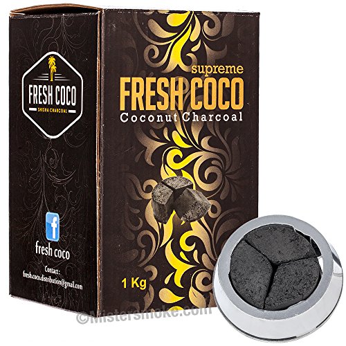 fresh coco Supreme Naturkohle 1kg fresh coco Supreme Naturkohle 1kg von fresh coco