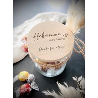 Hebamme Mit Herz I Vorratsglas Holzdeckel Geschenk Personalisiert Hebamme Mit Herz I Vorratsglas Holzdeckel Geschenk Personalisiert von freudentag